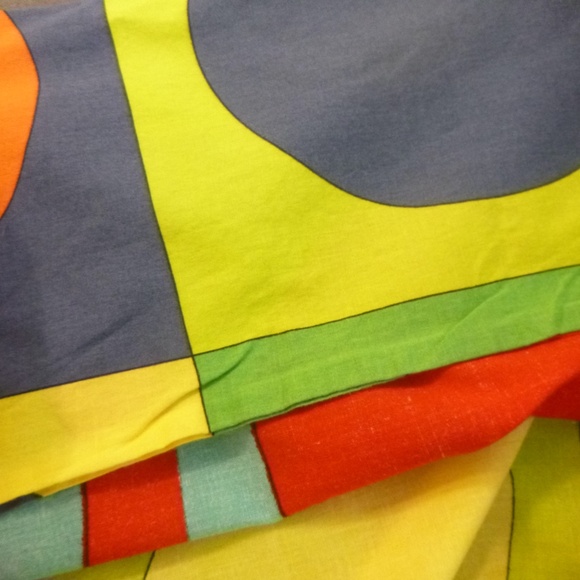 VTG IKEA LUSY PILLOW CASE BIG BRIGHT COLOR CIRCLES - Picture 4 of 6